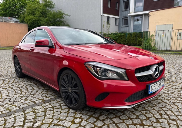 Mercedes-Benz CLA cena 105000 przebieg: 61800, rok produkcji 2018 z Sopot małe 79